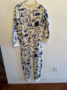 Drake General Store - Arborist Union Jack Onesie Patterned Pyjamas 8/10 years